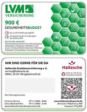 Mitarbeiterkarte LVM FEELfree