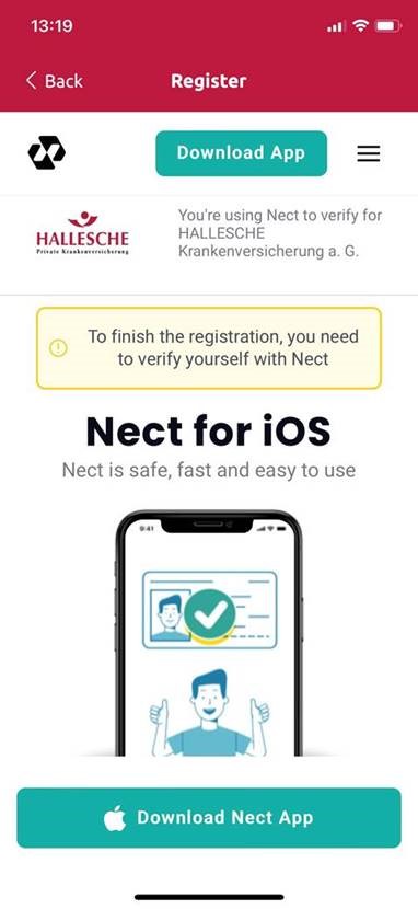 Online Identification with Nect