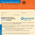 organspendeausweis